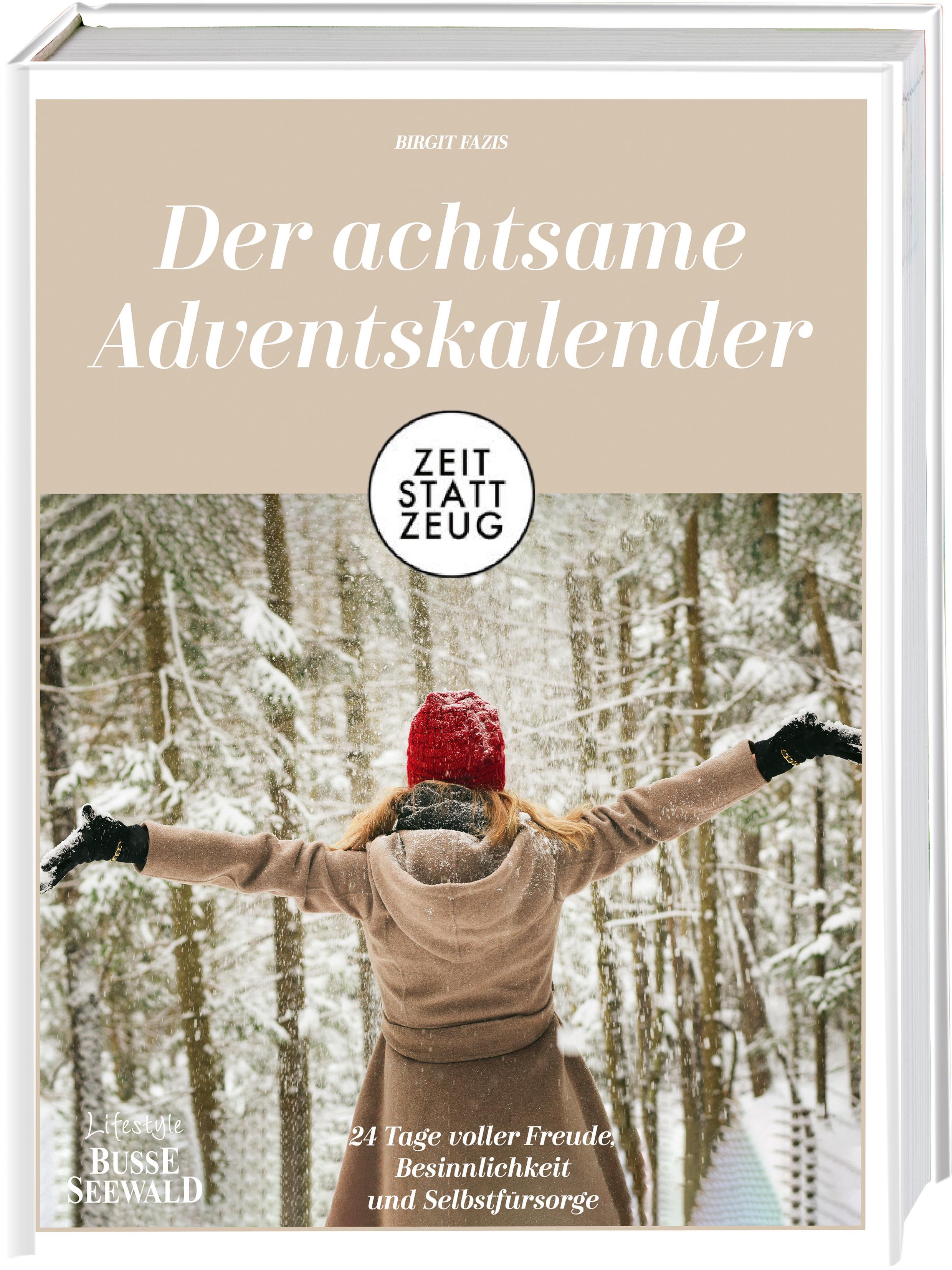 Vorderes Coverbild Zeit statt Zeug: Der achtsame Adventskalender