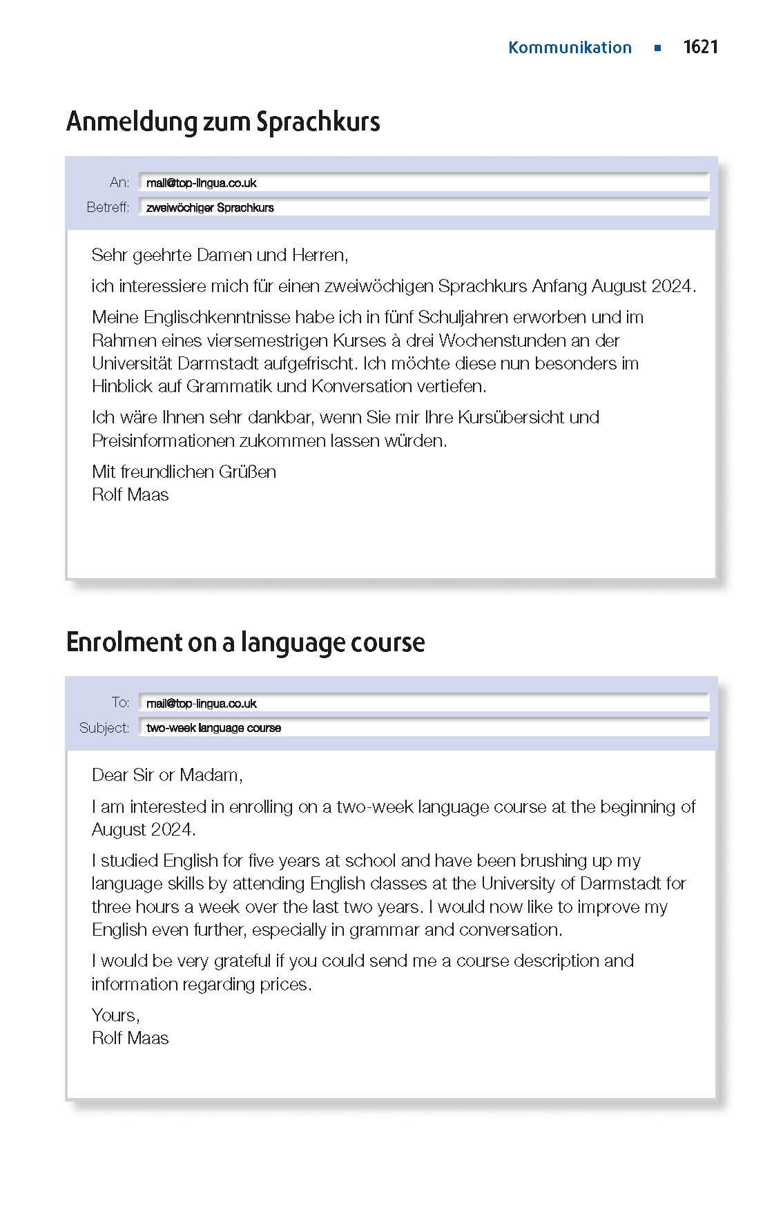 Beispielinhalt (Bild) Langenscheidt Taschenwörterbuch Englisch