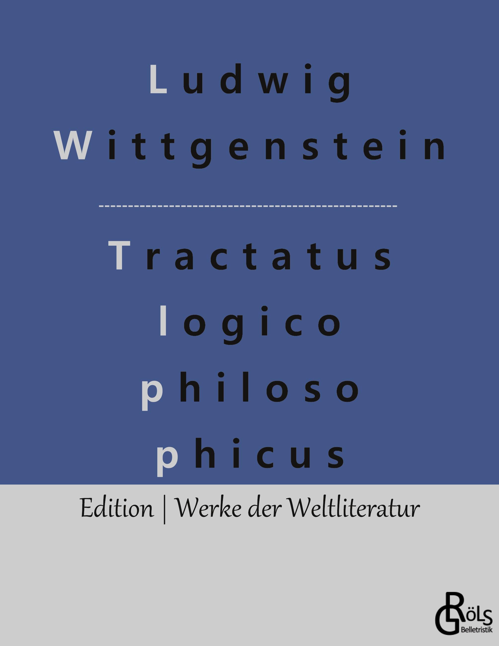 Vorderes Coverbild Logisch - philosophische Abhandlung
