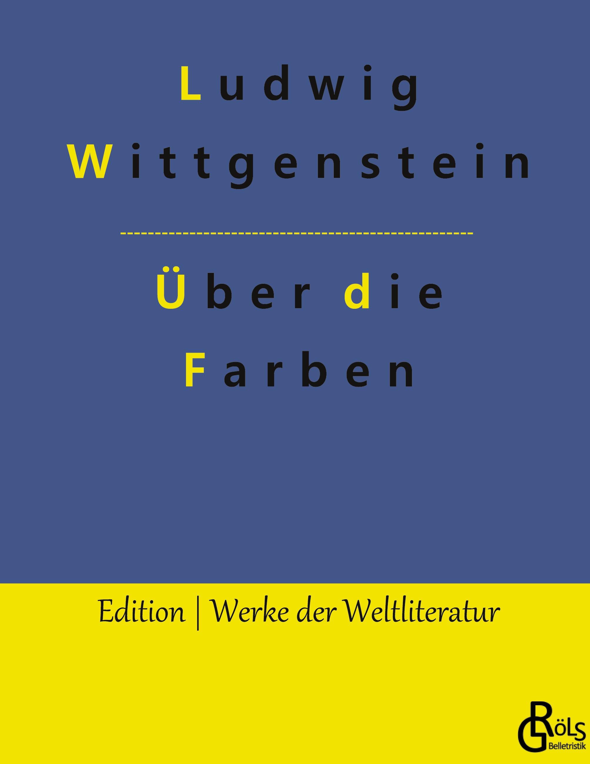 Vorderes Coverbild Bemerkungen über die Farben