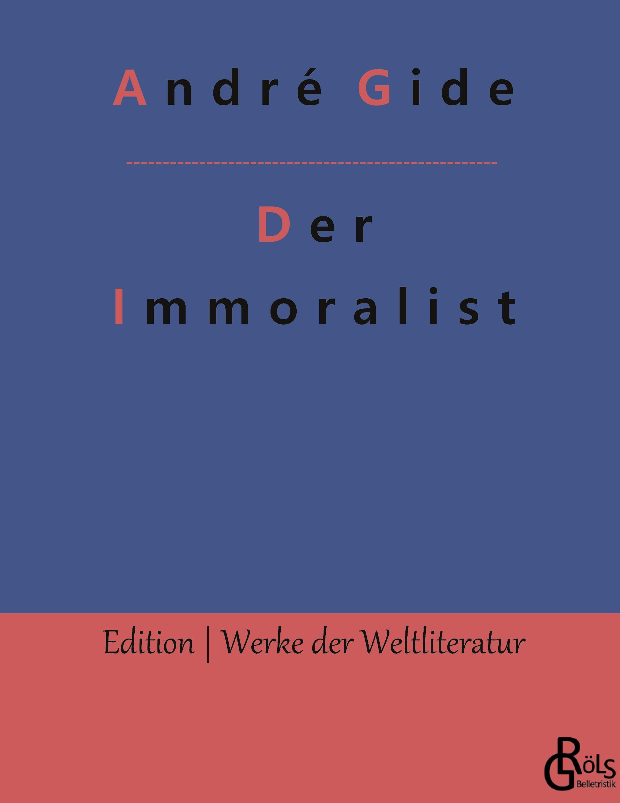 Vorderes Coverbild Der Immoralist