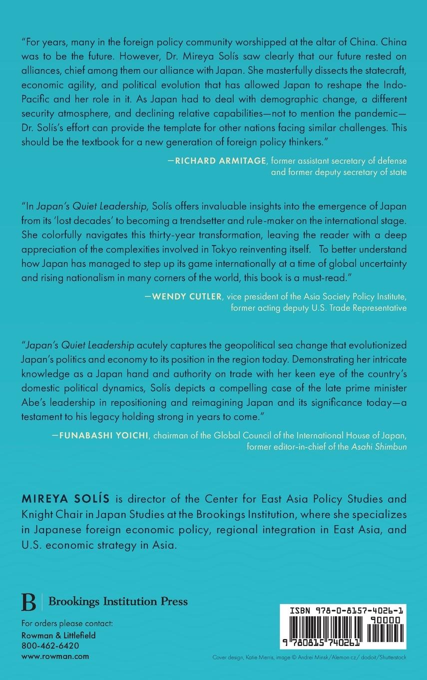 Rückseitencover Japan's Quiet Leadership