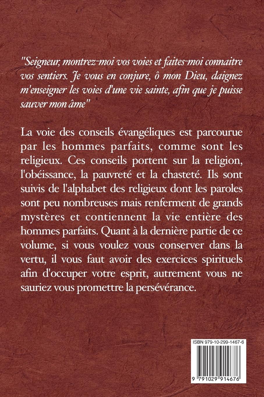 Rückseitencover Des conseils évangéliques