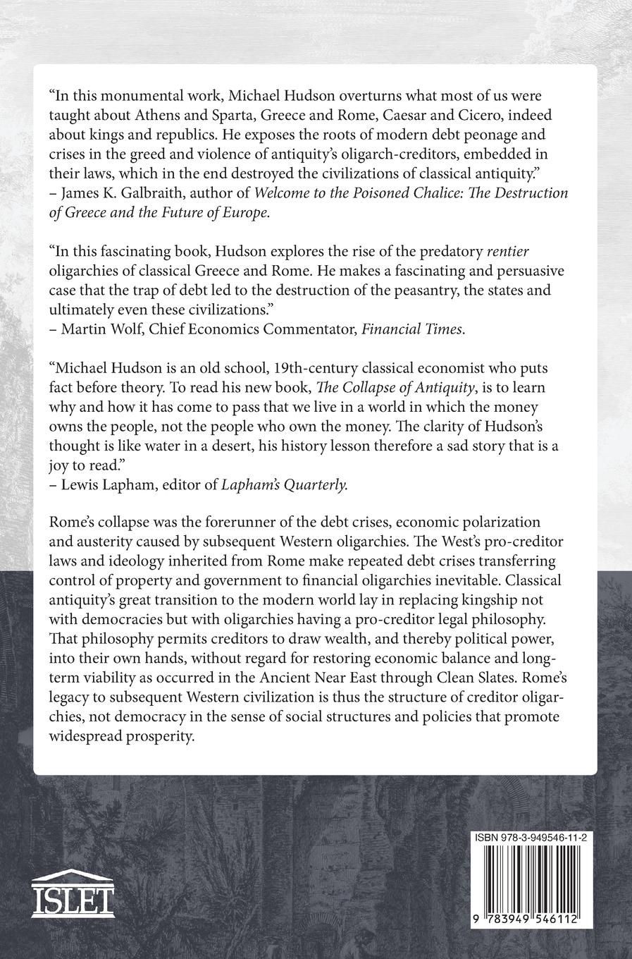 Rückseitencover The Collapse of Antiquity