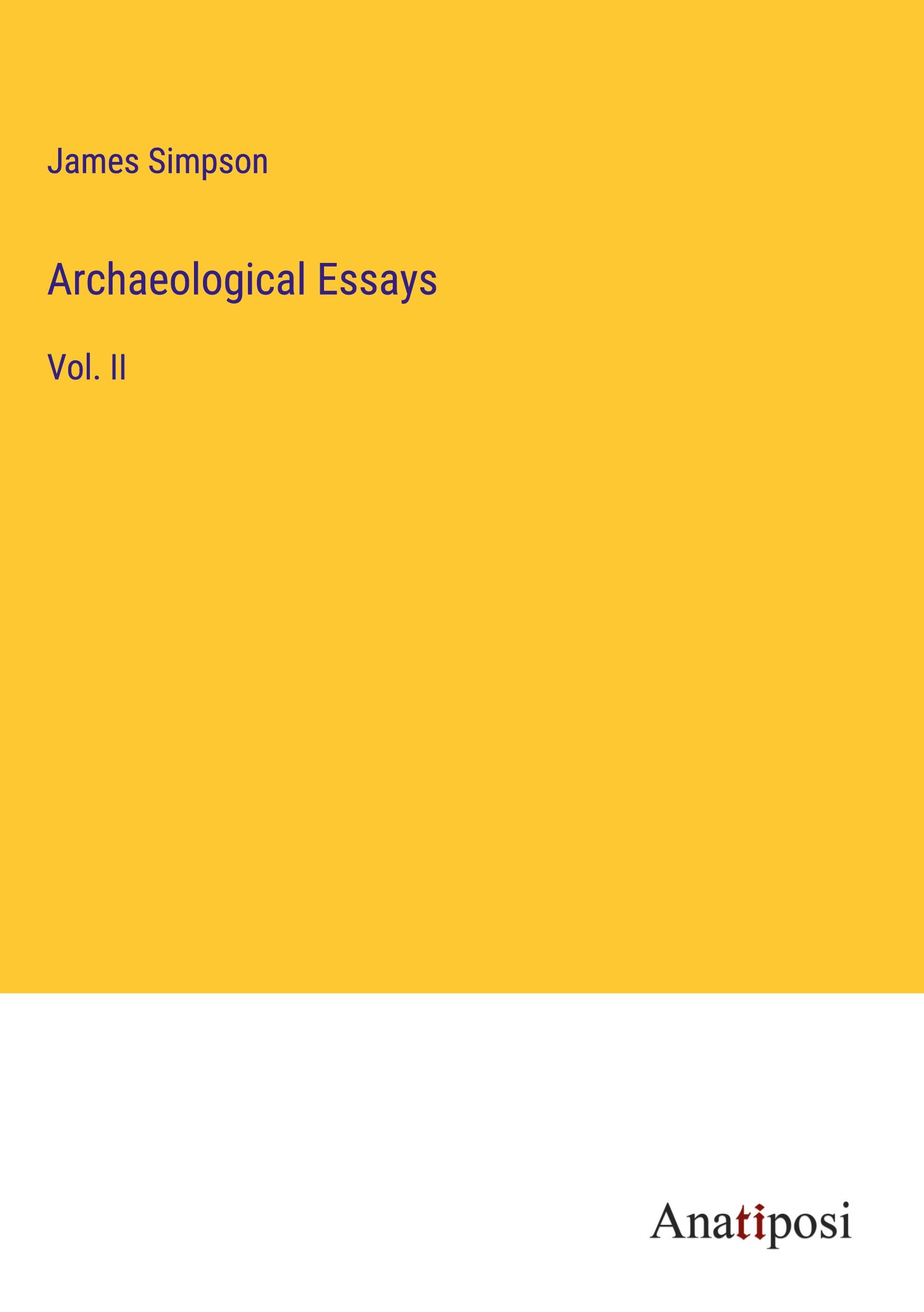 Vorderes Coverbild Archaeological Essays