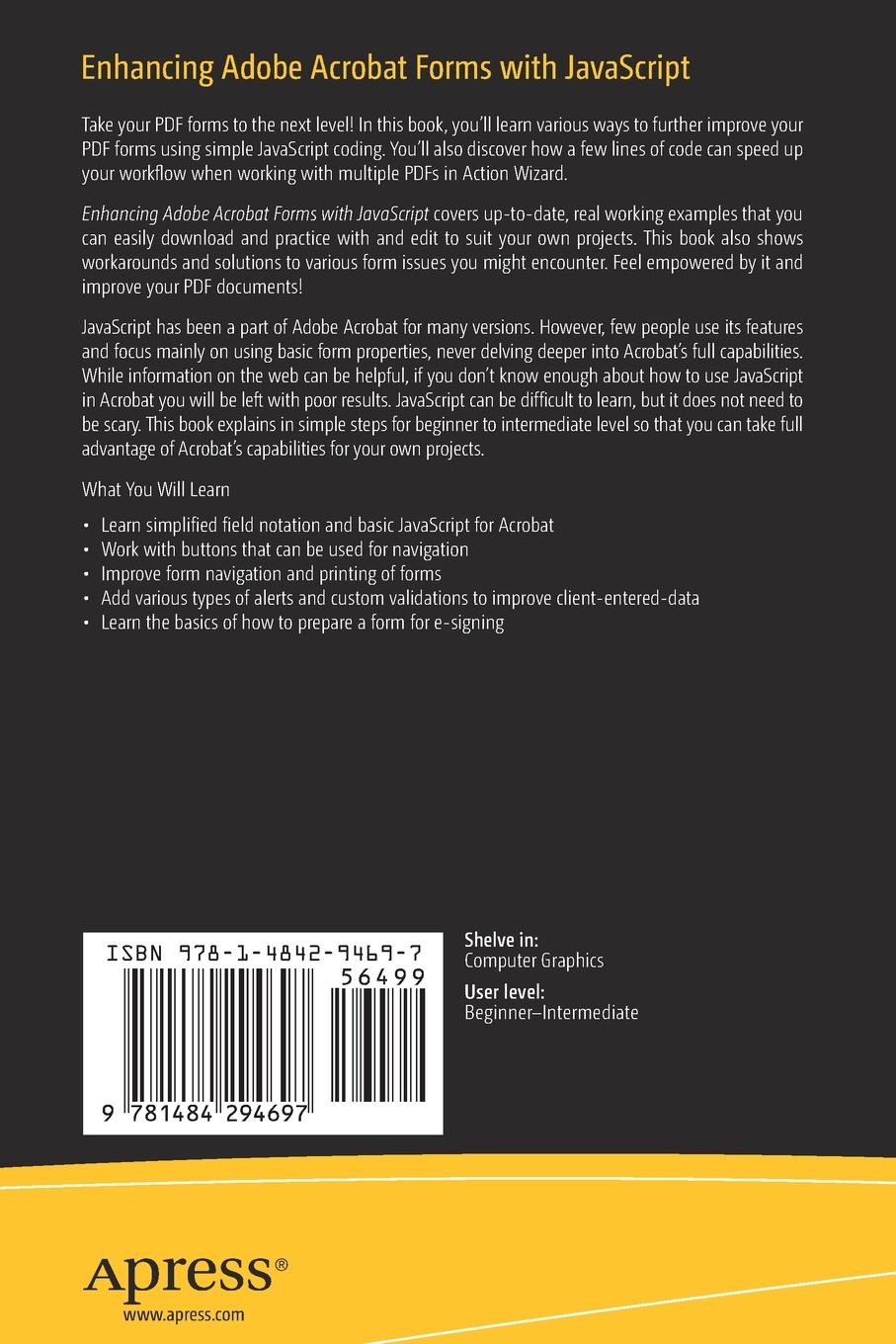 Rückseitencover Enhancing Adobe Acrobat Forms with JavaScript
