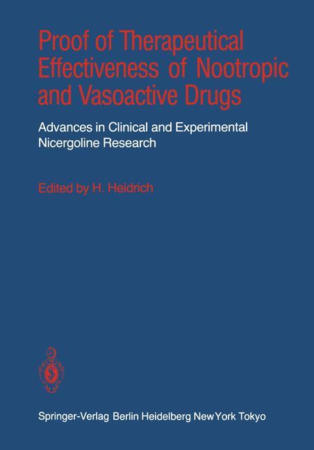 Vorderes Coverbild Proof of Therapeutical Effectiveness of Nootropic and Vasoactive Drugs