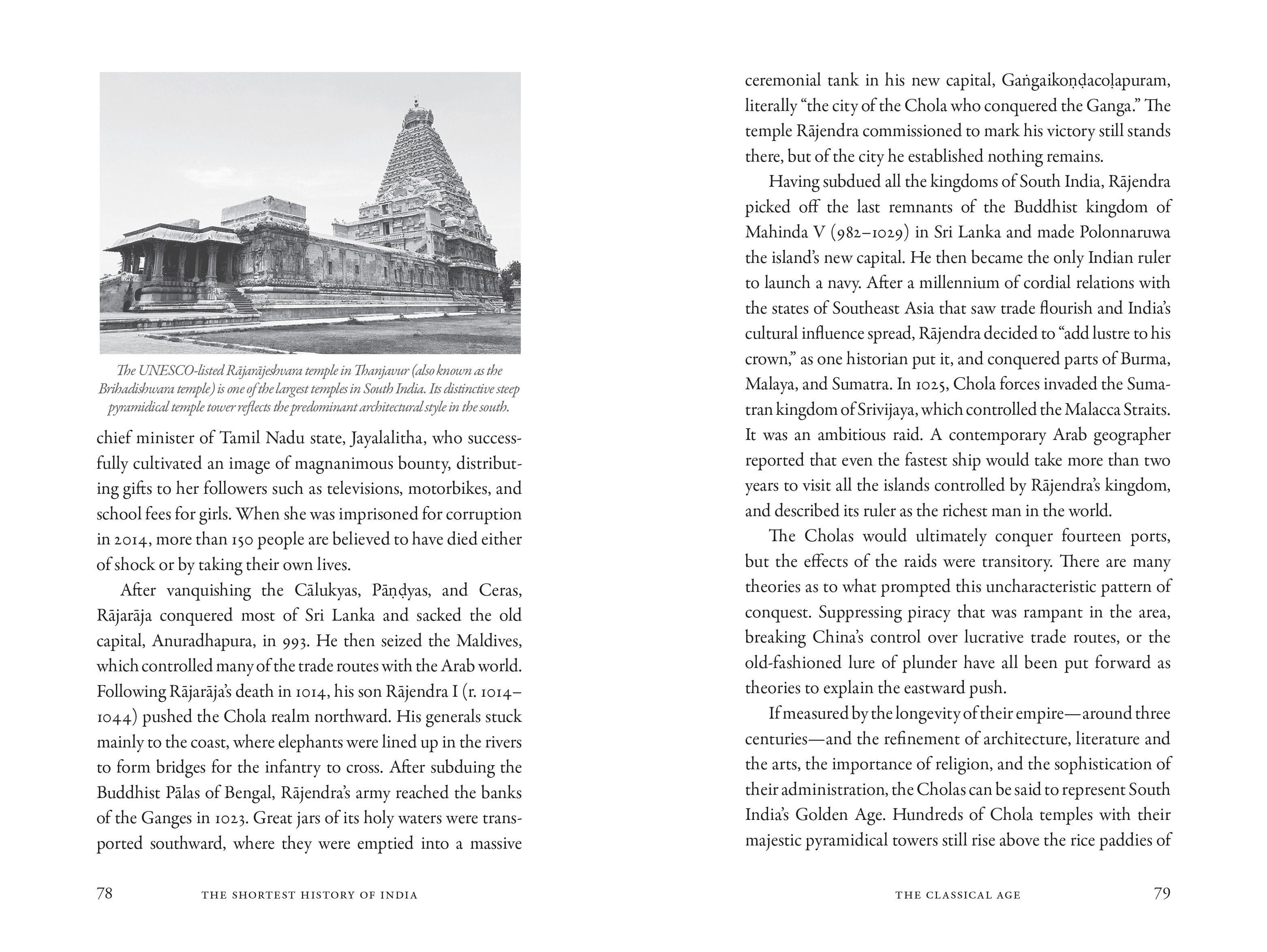 Beispielinhalt (Bild) The Shortest History of India