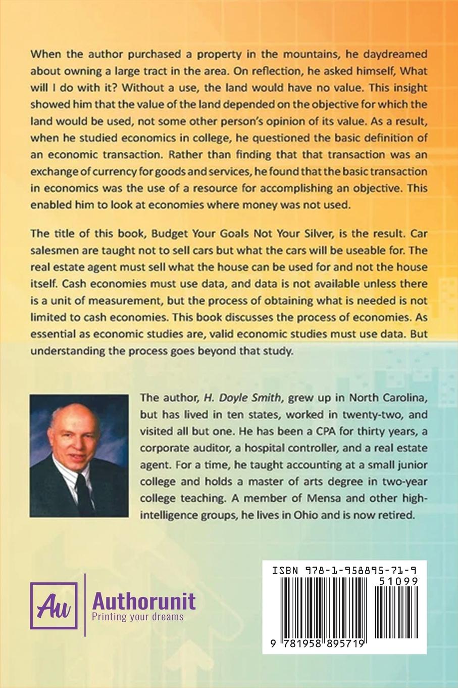 Rückseitencover Budget Your Goals Not Your Silver