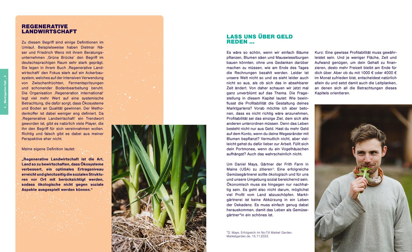 Beispielinhalt (Bild) Kleine Fläche, große Ernte