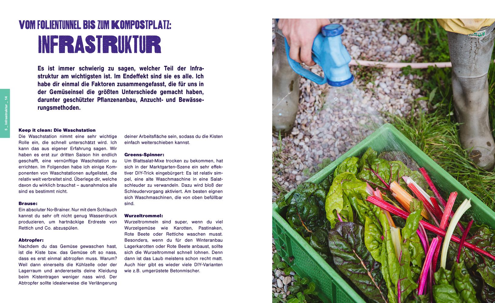 Beispielinhalt (Bild) Kleine Fläche, große Ernte