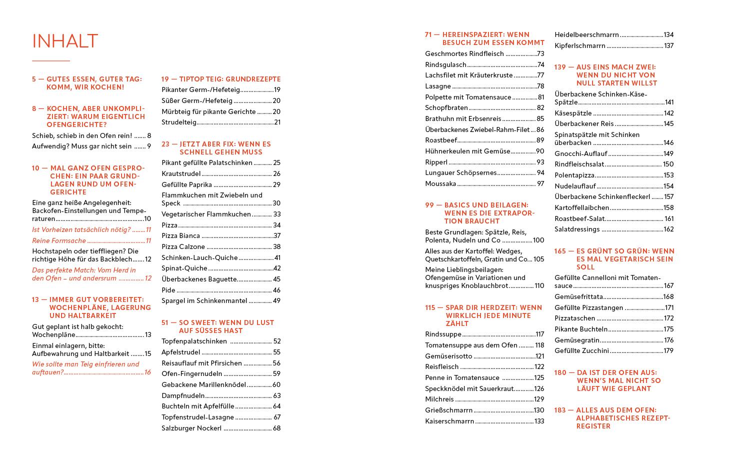 Beispielinhalt (Bild) Kochen mit Christina