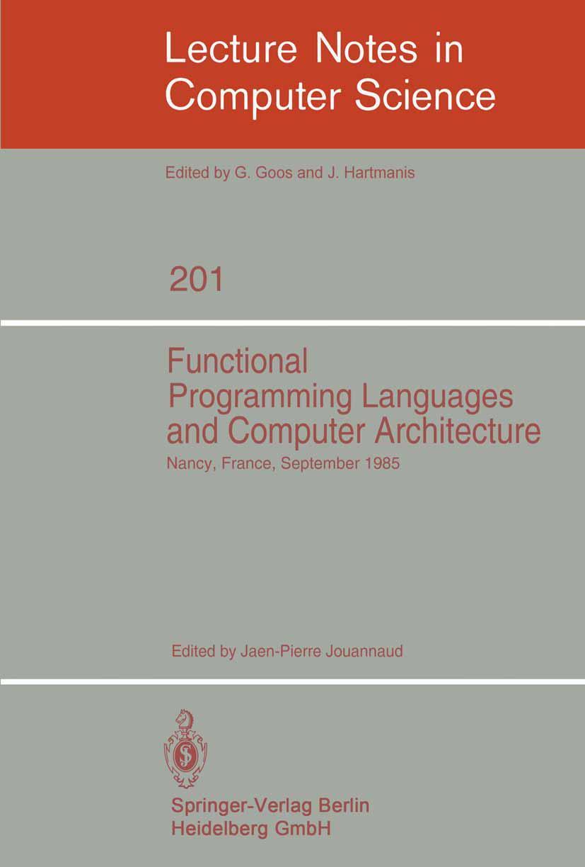 Vorderes Coverbild Functional Programming Languages and Computer Architecture