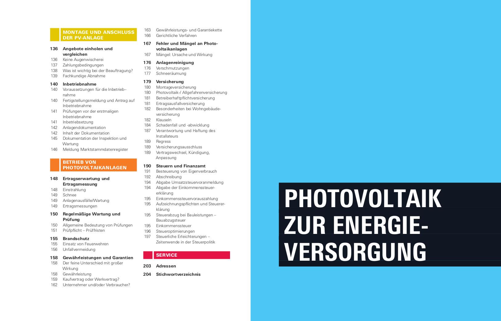 Beispielinhalt (Bild) Photovoltaik & Batteriespeicher
