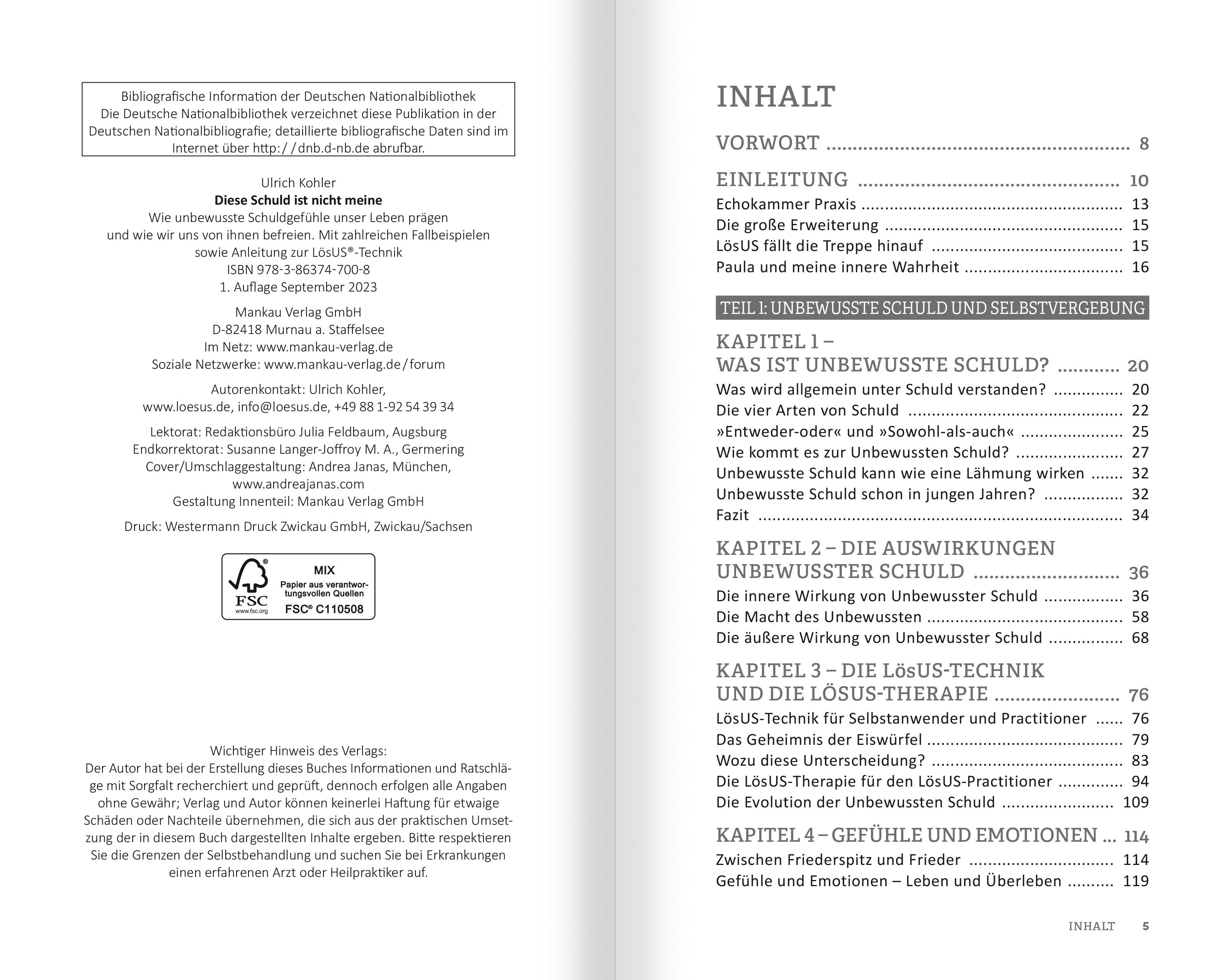 Beispielinhalt (Bild) Diese Schuld ist nicht meine