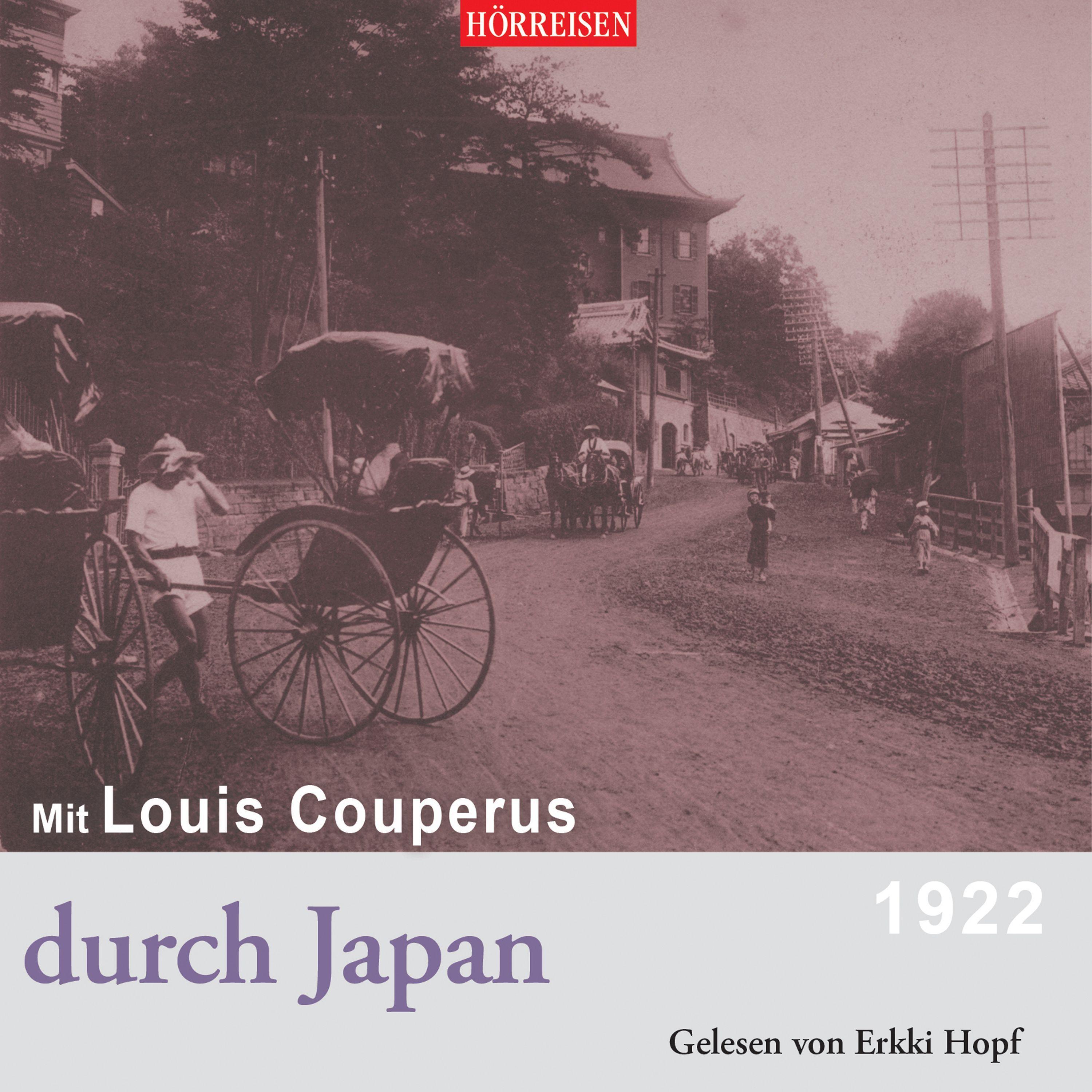 Vorderes Coverbild Mit Louis Couperus durch Japan