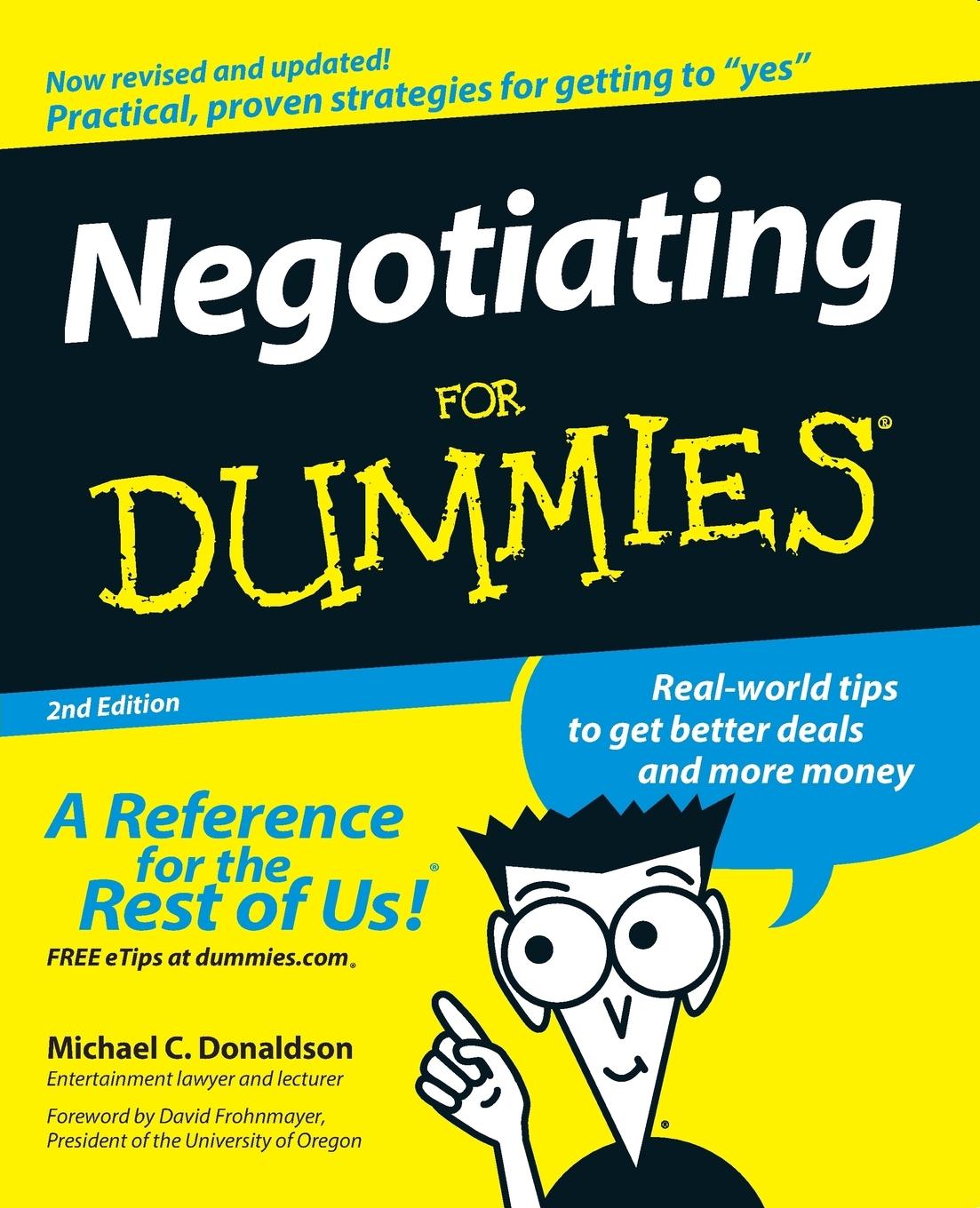 Vorderes Coverbild Negotiating for Dummies
