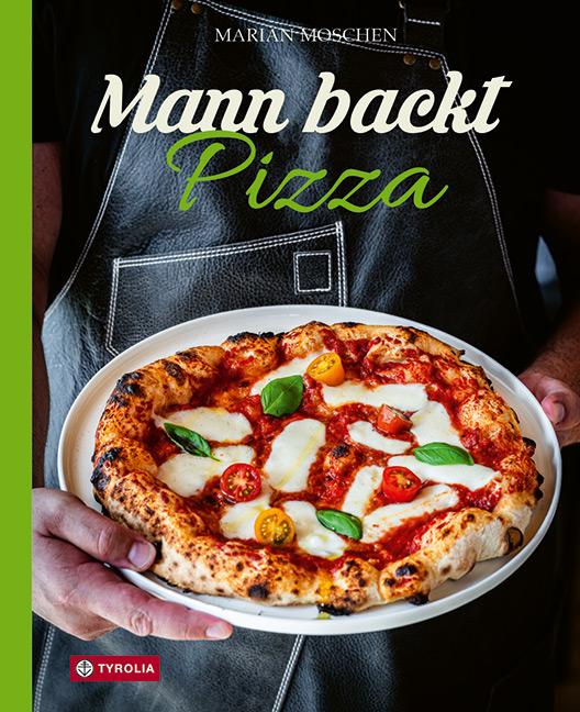 Vorderes Coverbild Mann backt Pizza