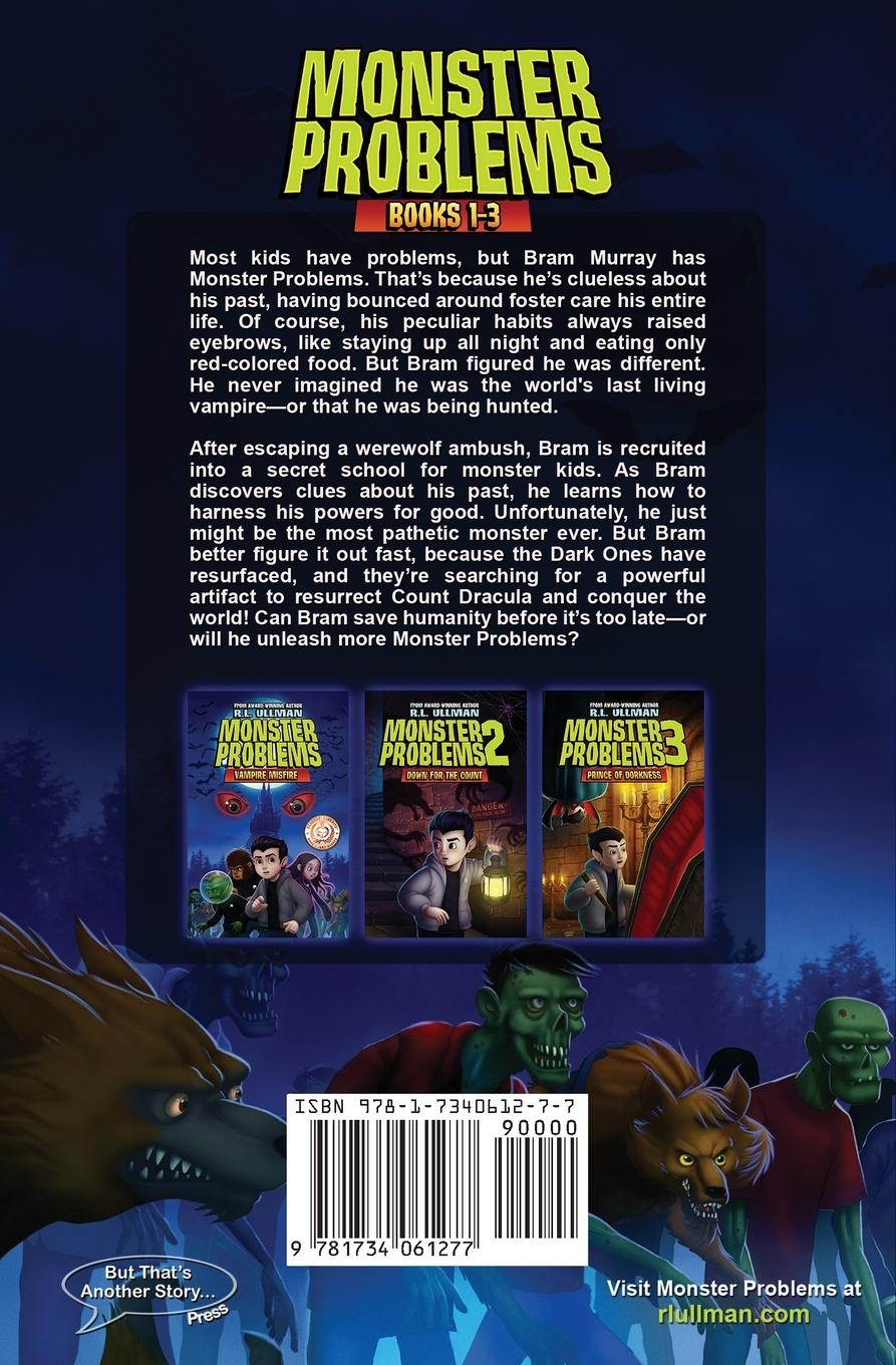 Rückseitencover Monster Problems Books 1-3