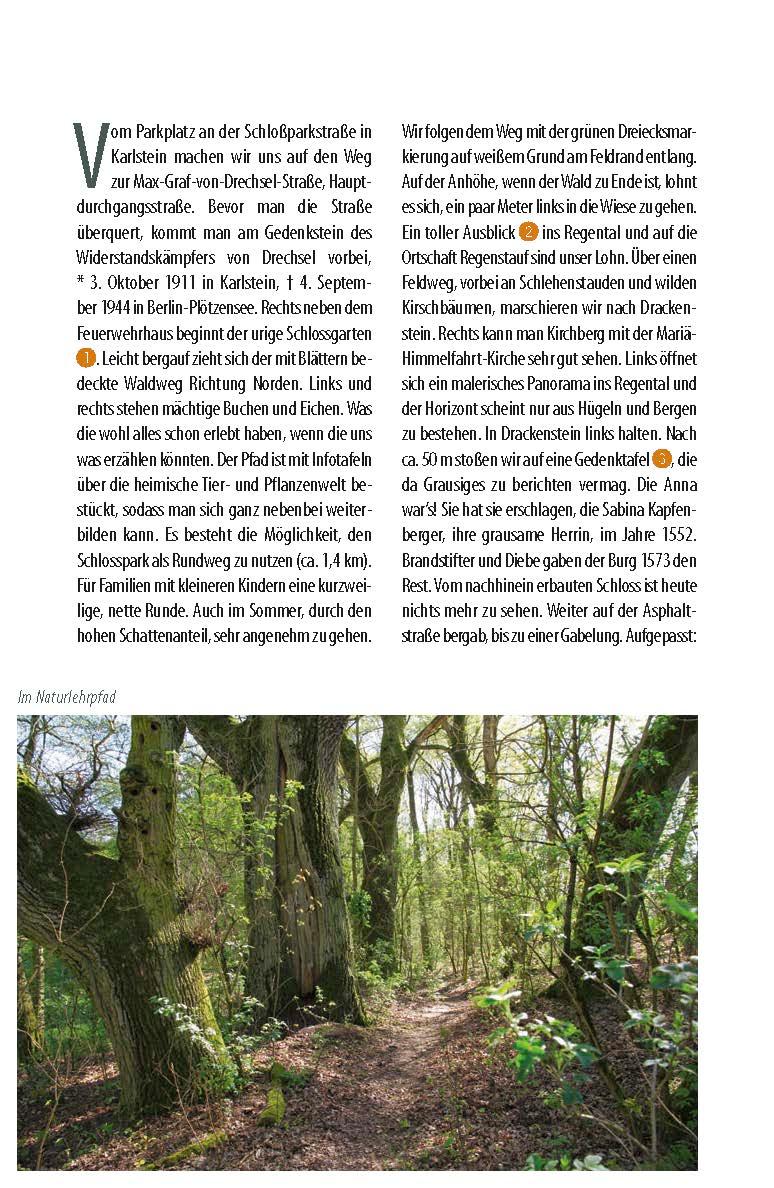 Beispielinhalt (Bild) Genusswandern Regental