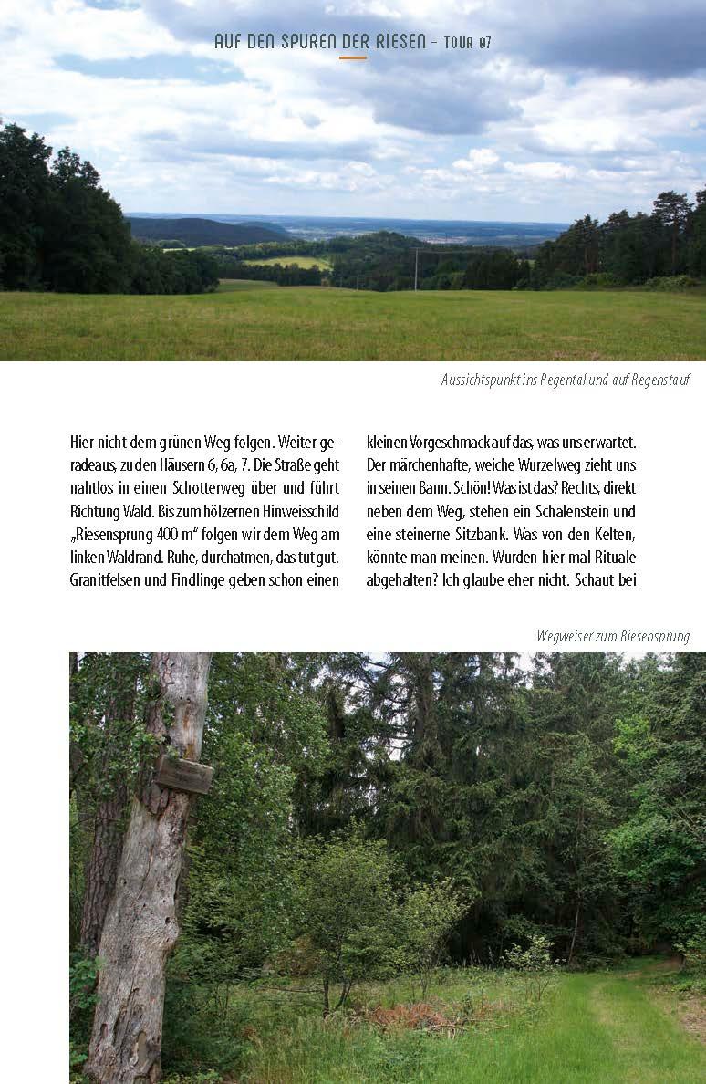 Beispielinhalt (Bild) Genusswandern Regental
