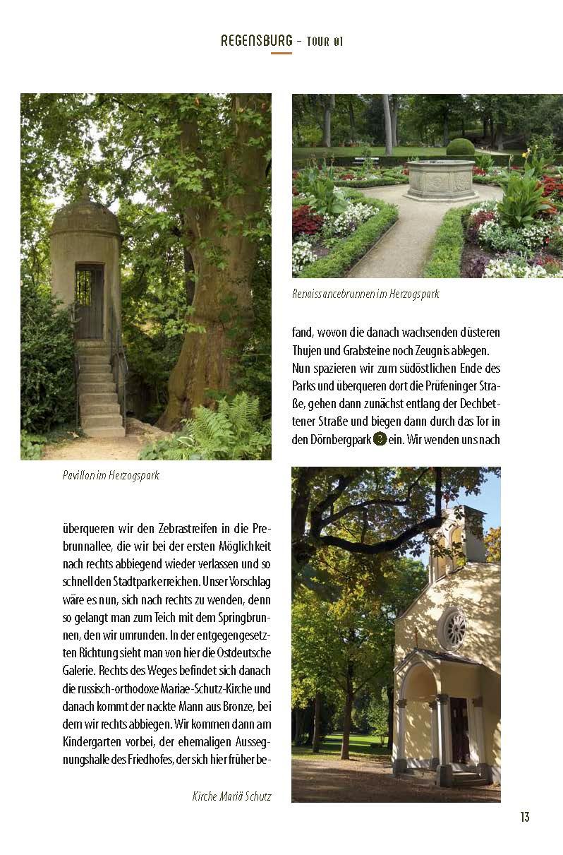 Beispielinhalt (Bild) Genusswandern Regensburg