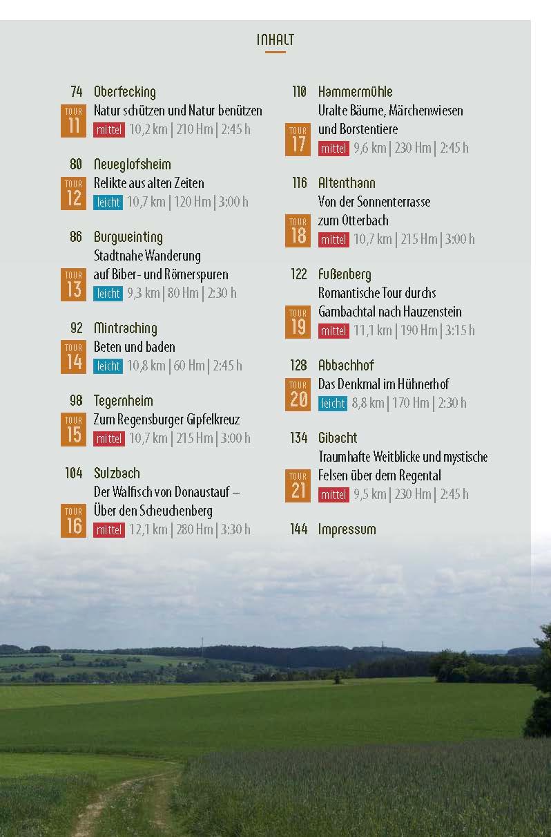 Beispielinhalt (Bild) Genusswandern Regensburg