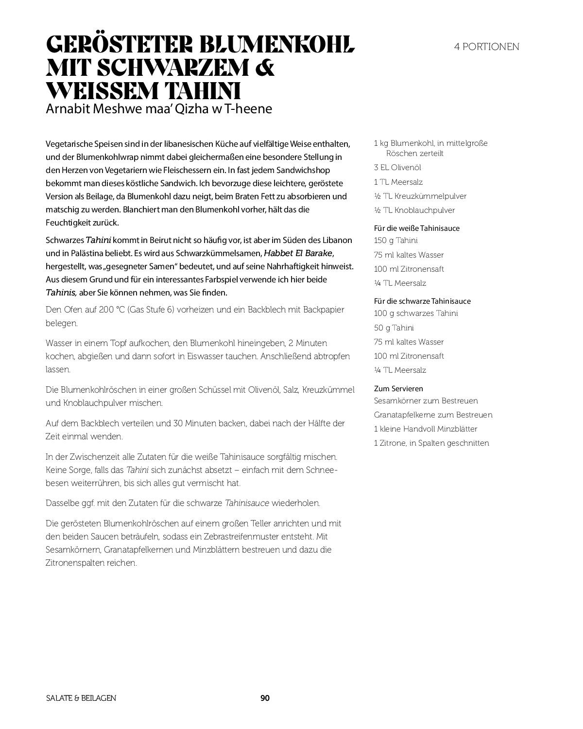 Beispielinhalt (Bild) Beirut - Das Kochbuch