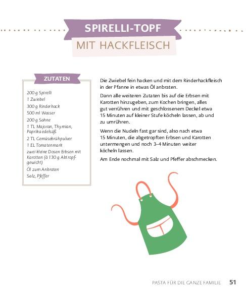 Beispielinhalt (Bild) Fix ohne Fix (Band 2) - schnelle Familienrezepte der SPIEGEL-Bestseller-Autorin Sandra Franitza von Sandras Kochblog