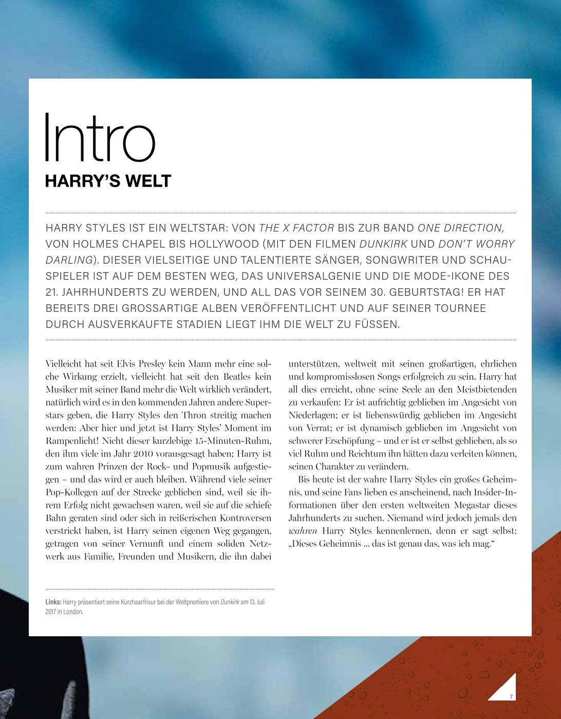 Beispielinhalt (Bild) Harry Styles: Leben und Musik - Biografie