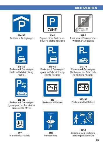 Beispielinhalt (Bild) Das große Buch der Verkehrszeichen