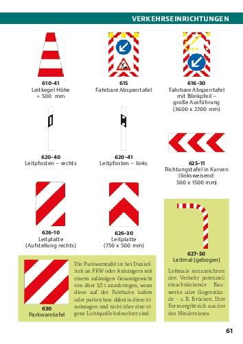Beispielinhalt (Bild) Das große Buch der Verkehrszeichen