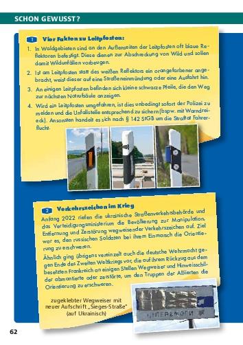 Beispielinhalt (Bild) Das große Buch der Verkehrszeichen
