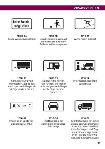 Beispielinhalt (Bild) Das große Buch der Verkehrszeichen