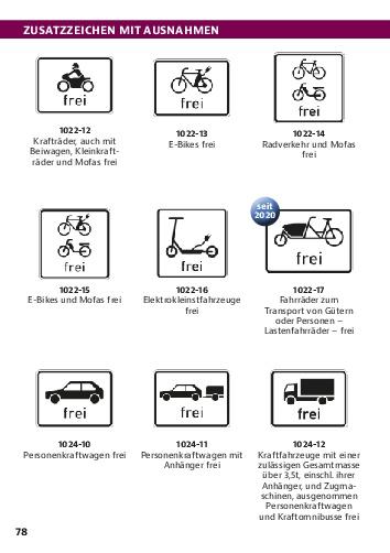 Beispielinhalt (Bild) Das große Buch der Verkehrszeichen