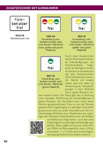 Beispielinhalt (Bild) Das große Buch der Verkehrszeichen
