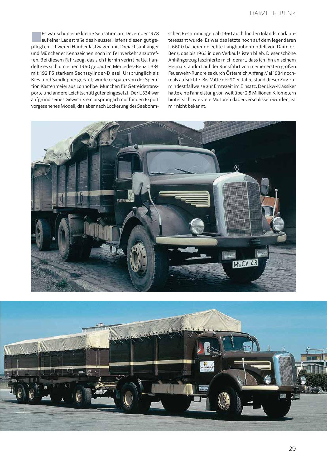 Beispielinhalt (Bild) Klassische Lastwagen im Alltagseinsatz