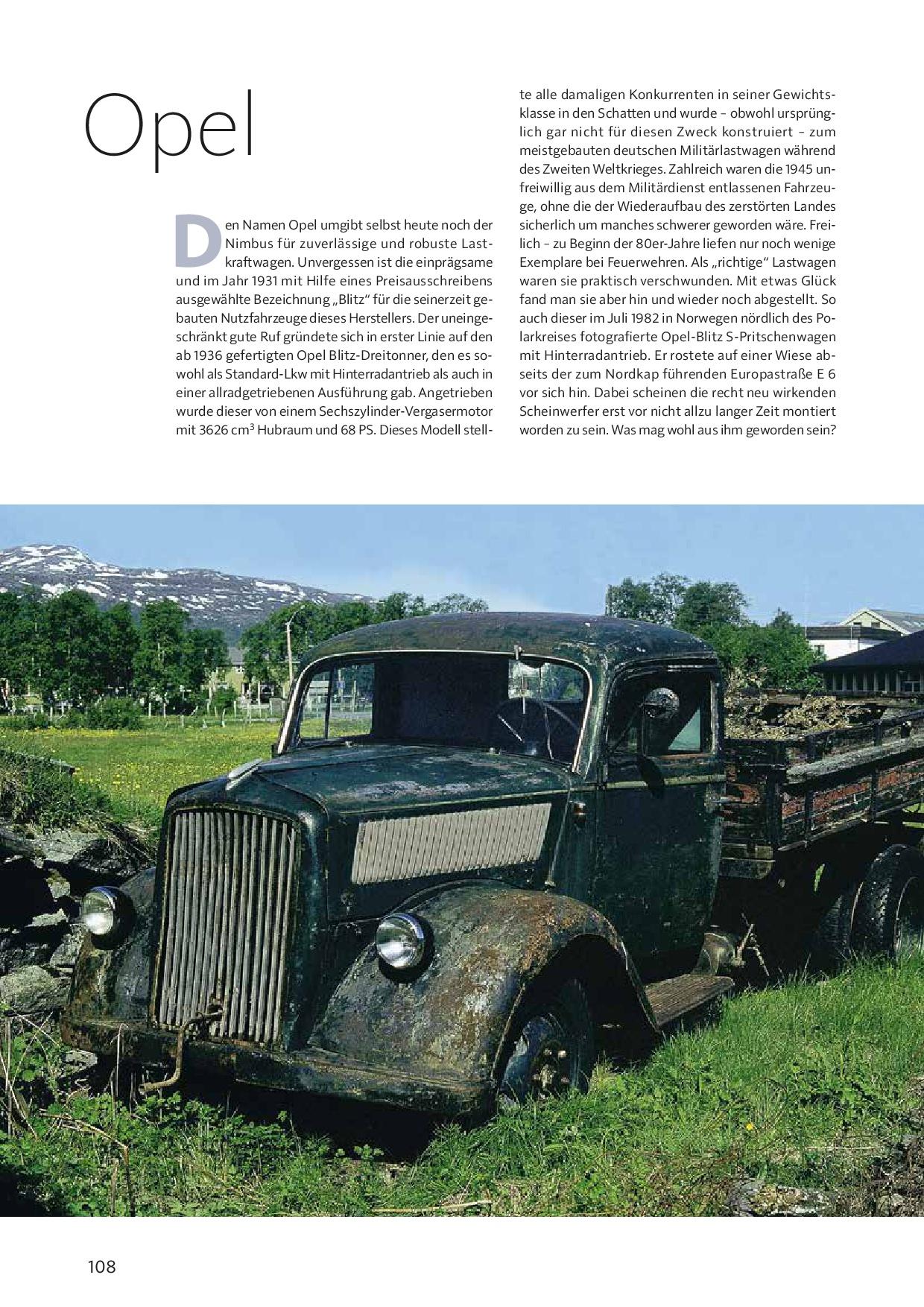 Beispielinhalt (Bild) Klassische Lastwagen im Alltagseinsatz