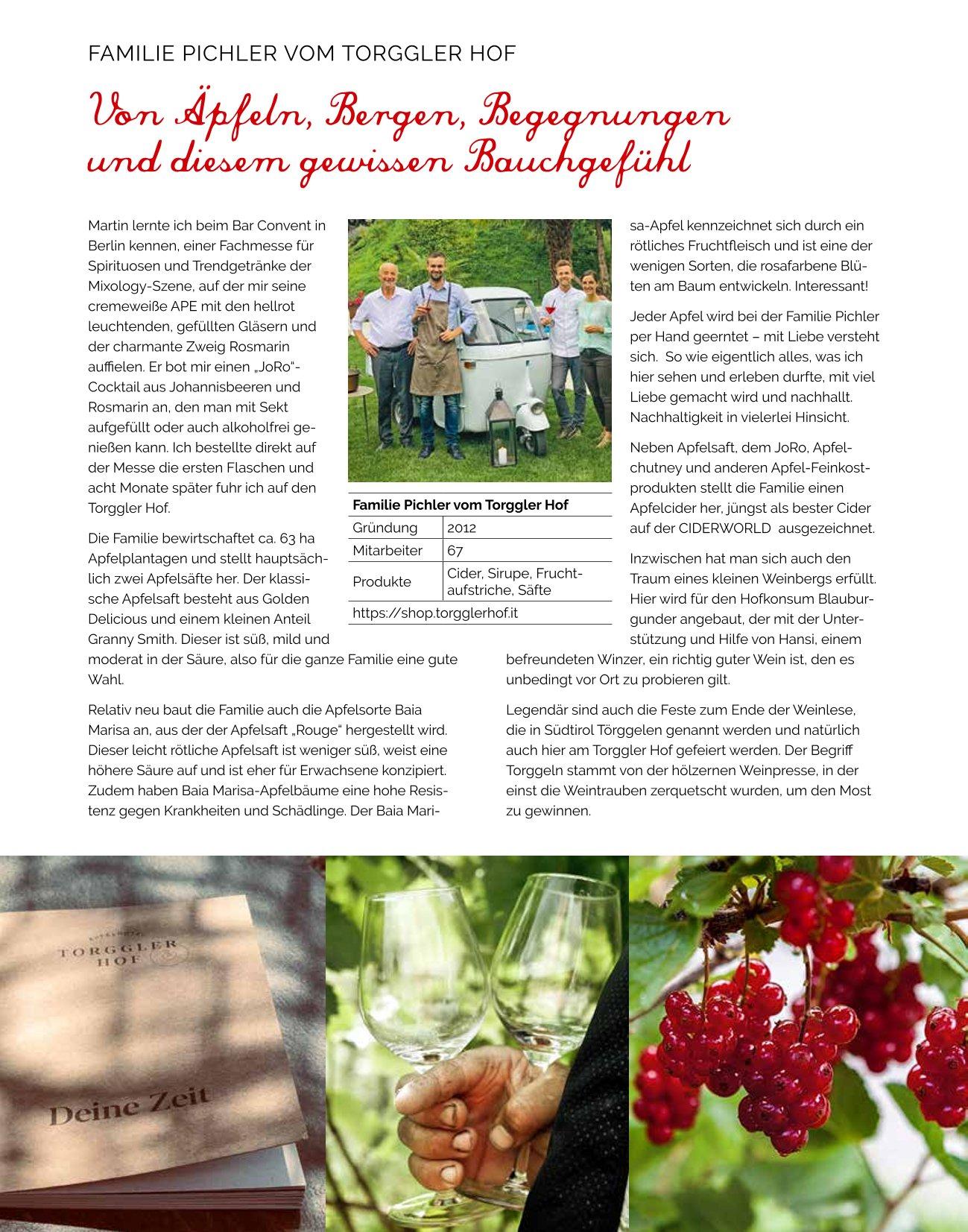 Beispielinhalt (Bild) Amore per Gusto - Kochbuch Italien