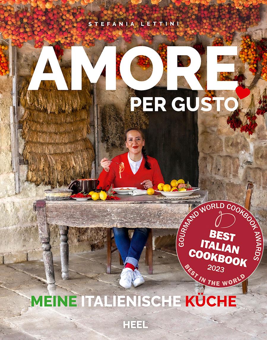 Vorderes Coverbild Amore per Gusto - Kochbuch Italien