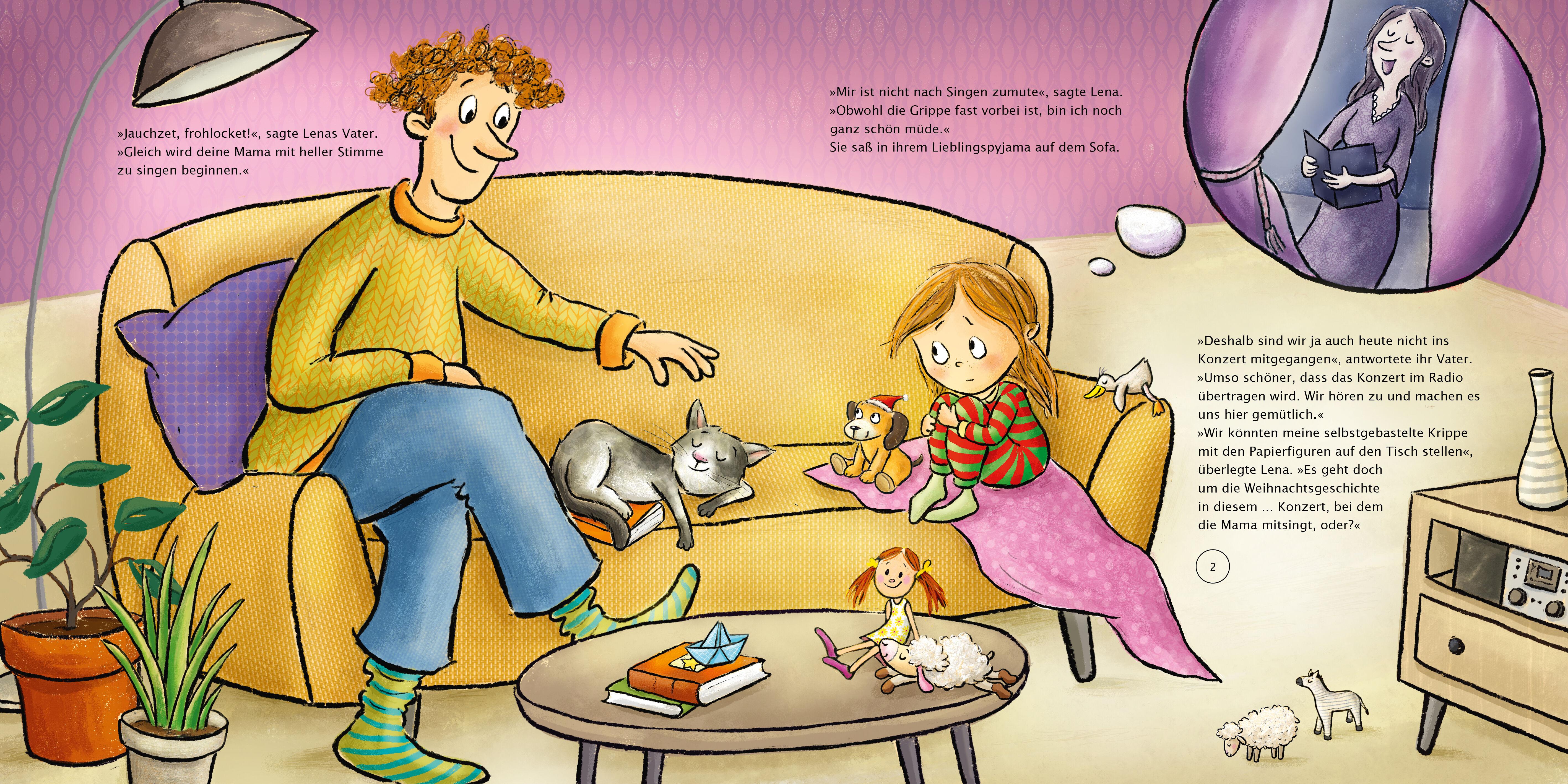 Beispielinhalt (Bild) Das Weihnachtsoratorium (Mein erstes Musikbilderbuch mit CD und zum Streamen, Bd.)