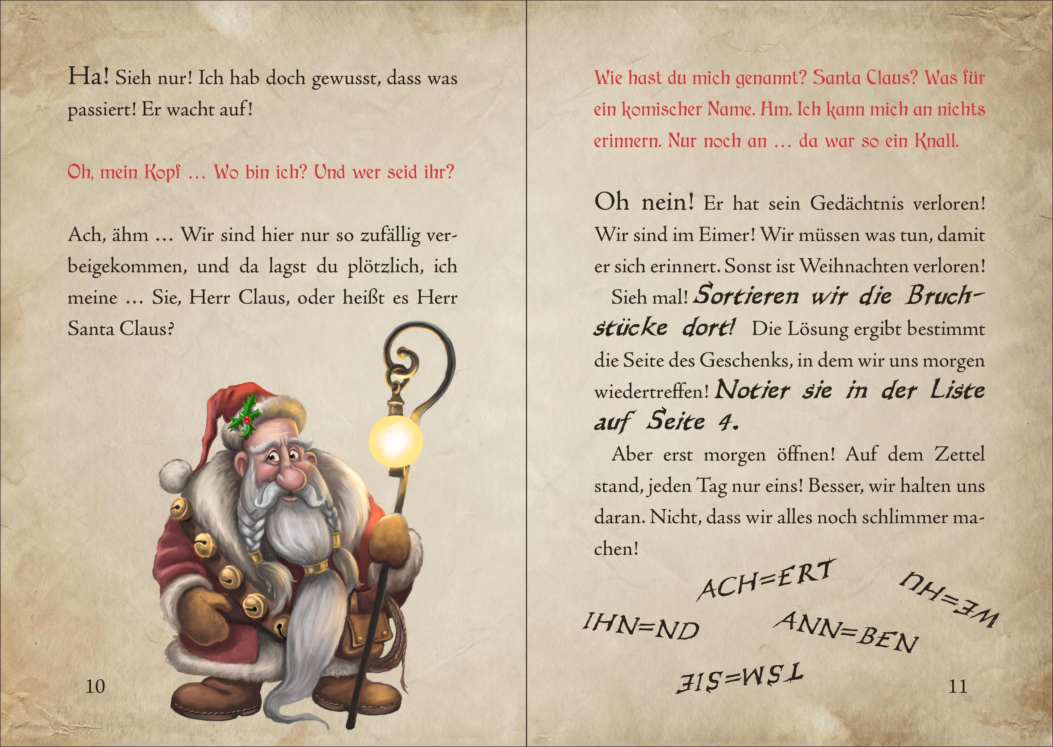 Beispielinhalt (Bild) Das kleine Böse Buch - Adventskalender (Das kleine Böse Buch)