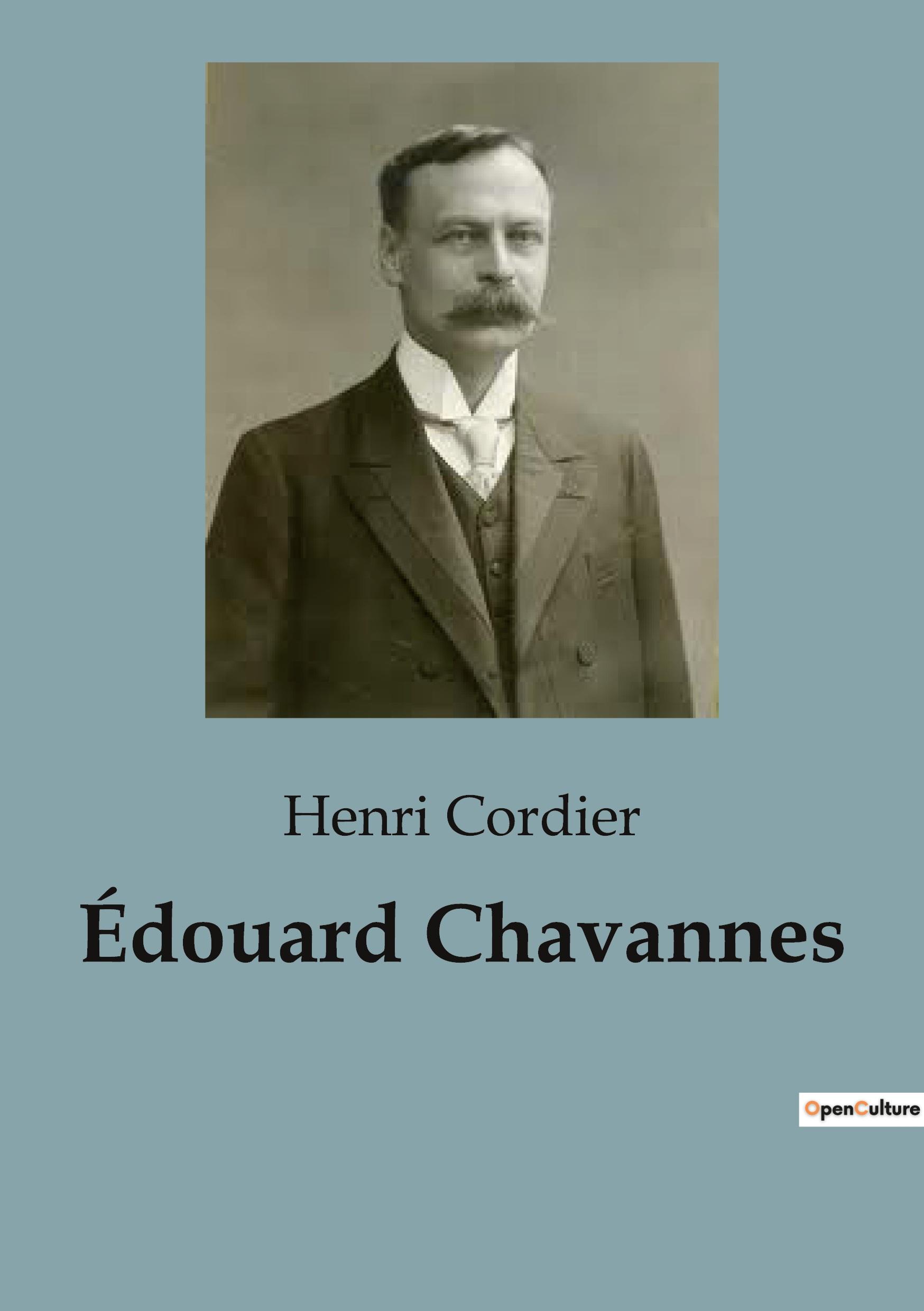 Vorderes Coverbild Édouard Chavannes