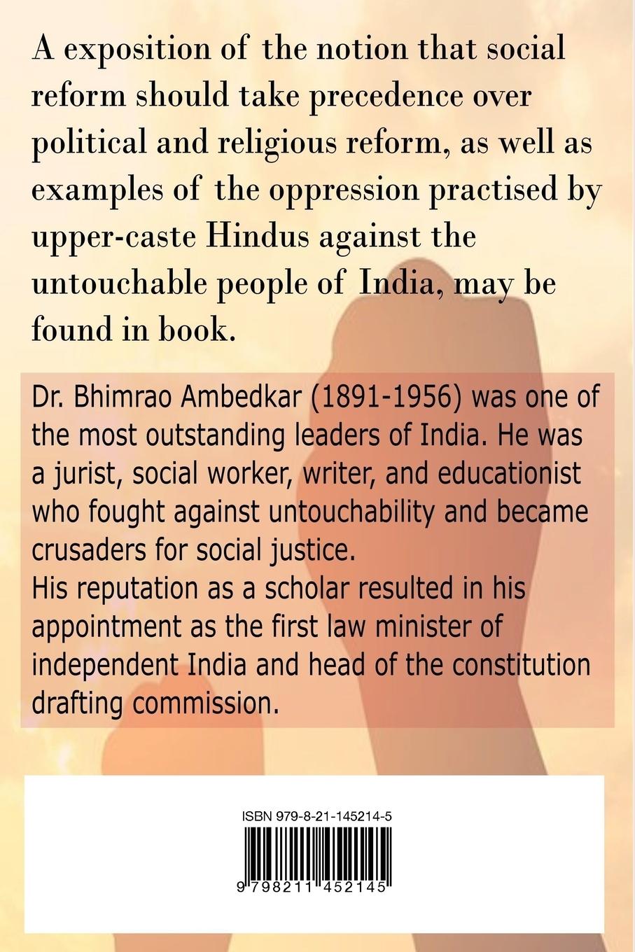 Rückseitencover Annihilation of Caste