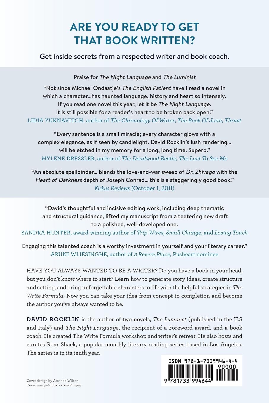 Rückseitencover The Write Formula