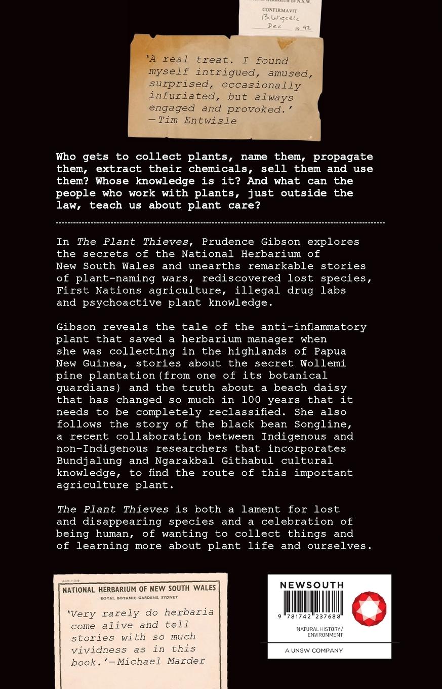 Rückseitencover The Plant Thieves