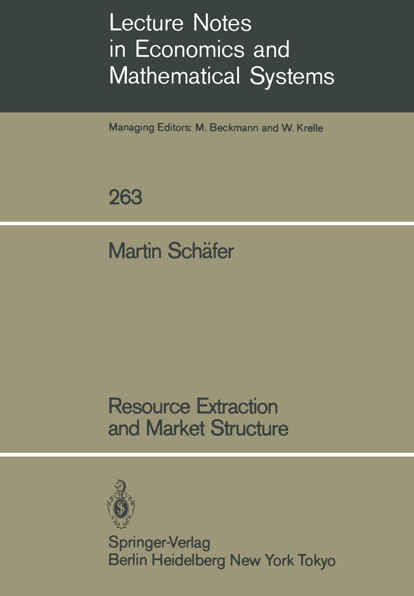 Vorderes Coverbild Resource Extraction and Market Structure