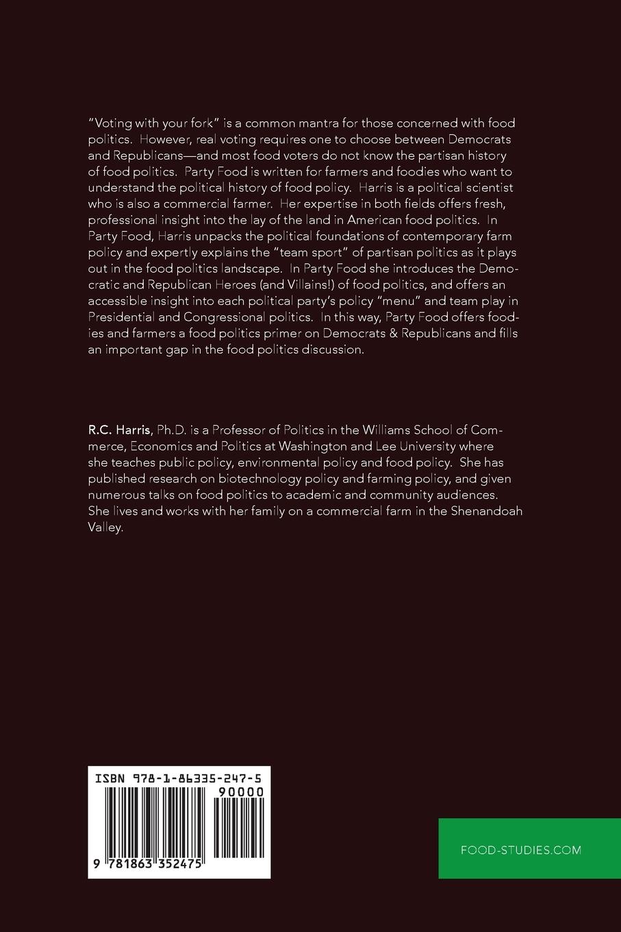 Rückseitencover Party Food