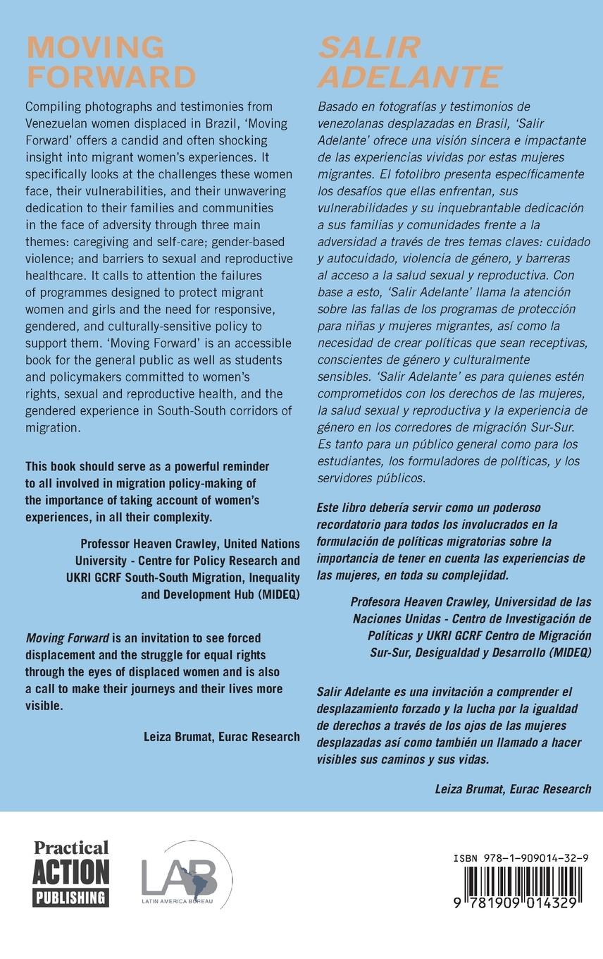 Rückseitencover Moving Forward / Salir Adelante