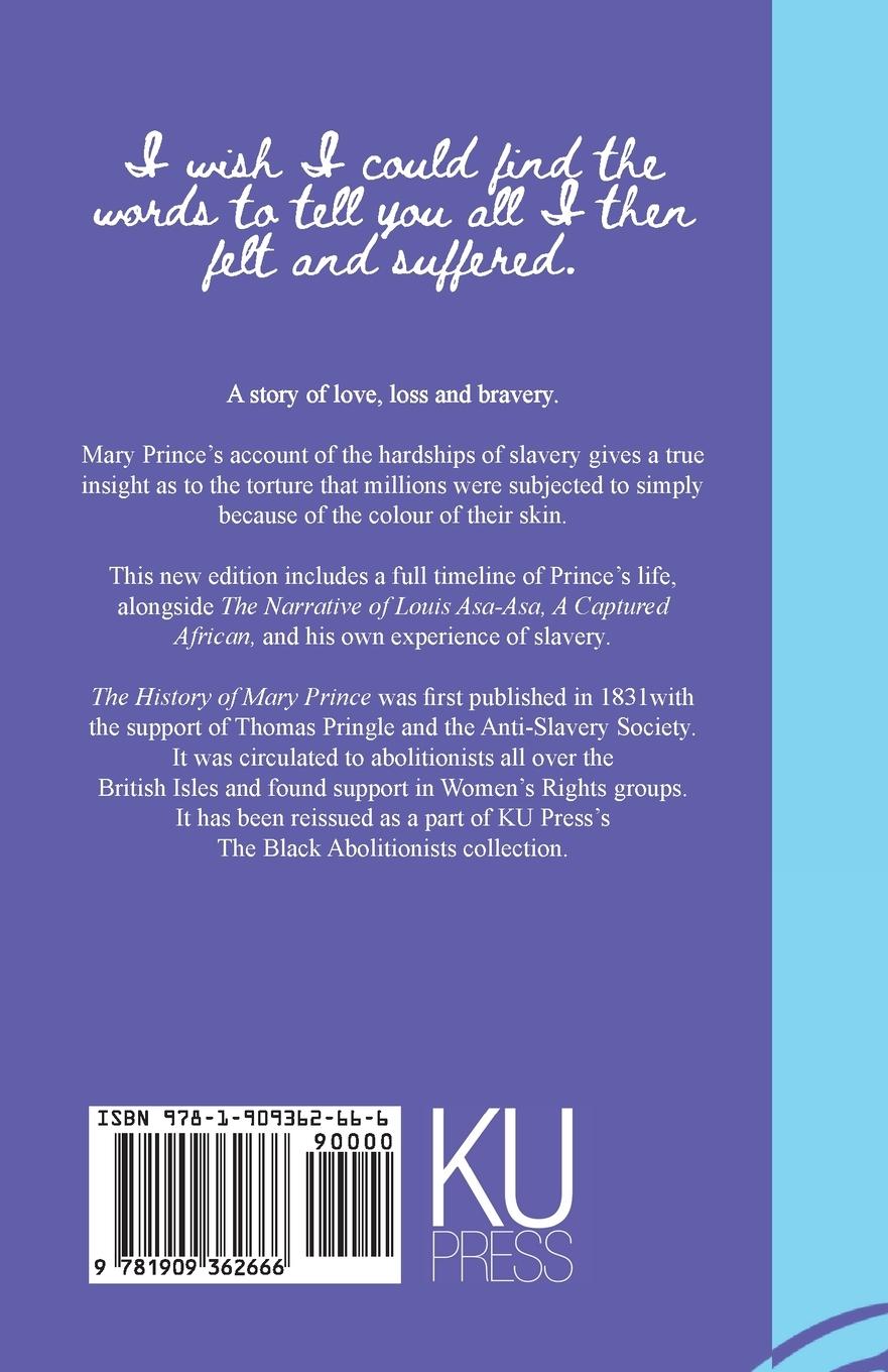 Rückseitencover The History of Mary Prince